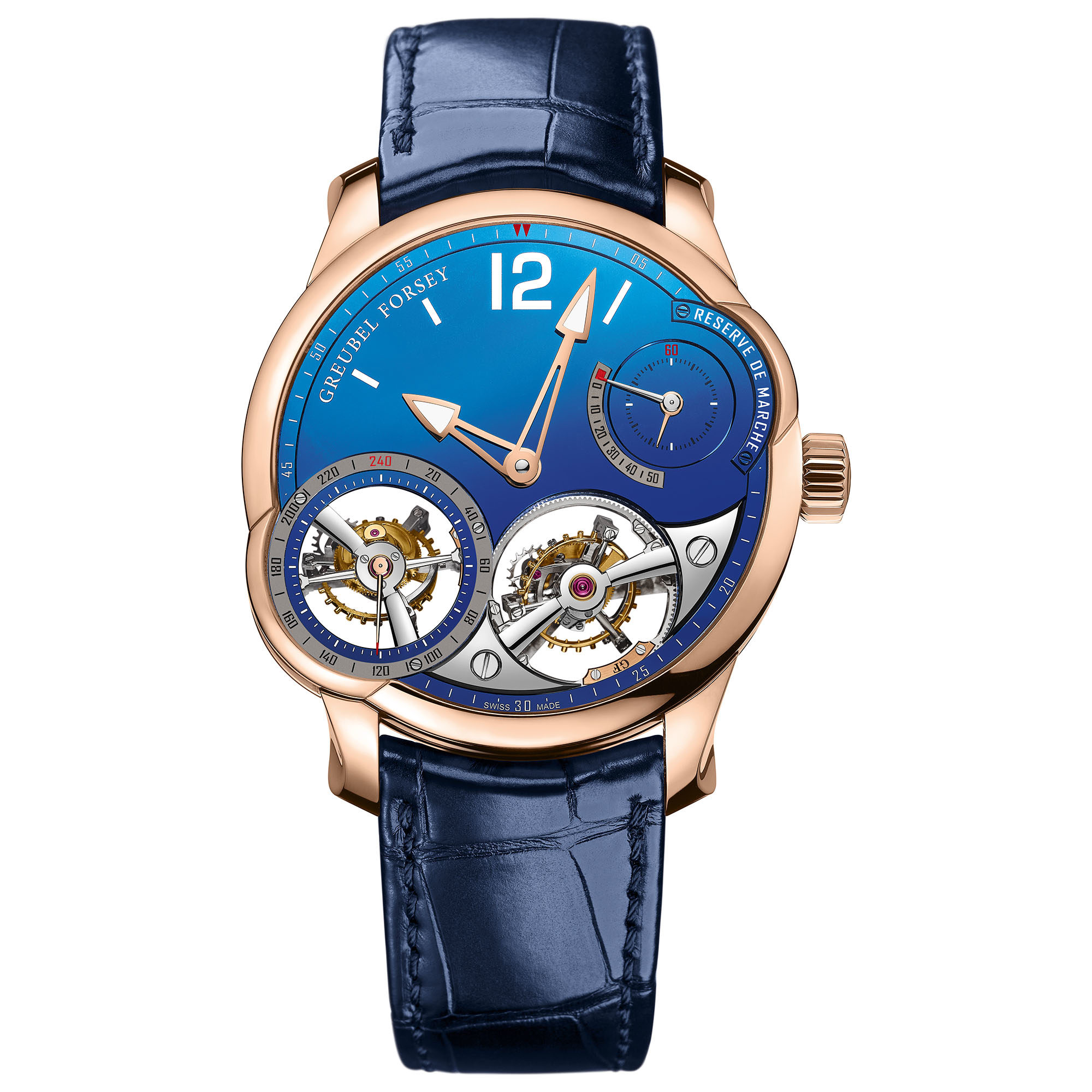 Greubel Forsey Quadruple Tourbillon Blue Limited edition replica watch